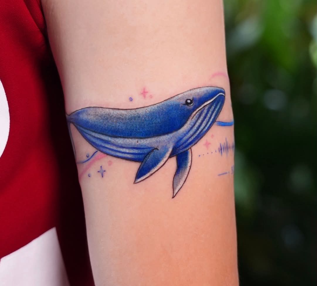 Soho featured tattoo 1 — blue whale